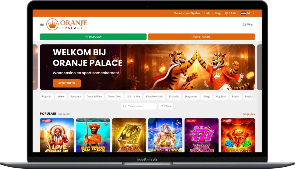Oranje Palace - casino zonder Cruks